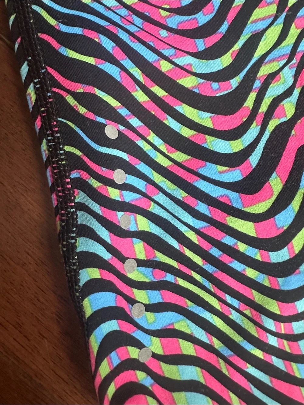 Nike Dri-Fit Multi-Color Zebra Print Running Leggings